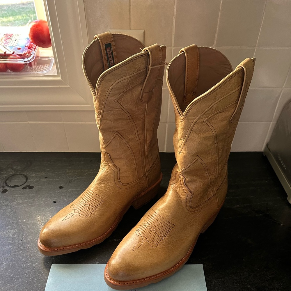 Men’s 13D Tecovas Bandera work boots in Wheat leather